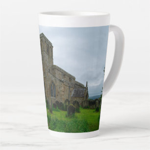 Taza De Café Latte Iglesia de Santa María, Leake North Yorkshire Patr