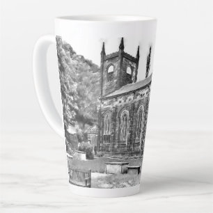 Taza De Café Latte Iglesia de Santa María, Luddenden