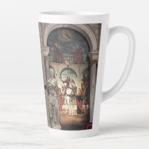 Taza De Café Latte IGLESIA DE VENECIA, COMO Velo DE Mármol, + GONDOL