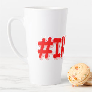 Taza De Café Latte "#Illinois " Diseño bonito. ¡Hazte con una en Zazz