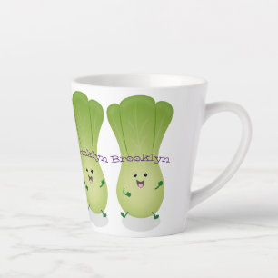 Taza De Café Latte Ilustracion de personalizado de bebé choy
