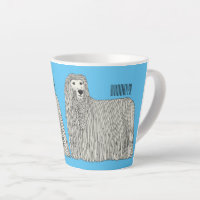 Ilustracion de personalizado de perro de Komondor