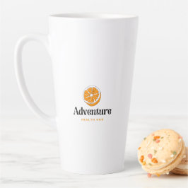 Taza De Café Latte Ilustración de tipografía Arte