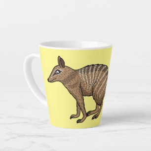 Taza De Café Latte Ilustracion personalizado de número feliz lindo