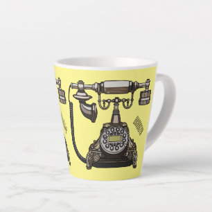 Taza De Café Latte Ilustracion personalizado de teléfono