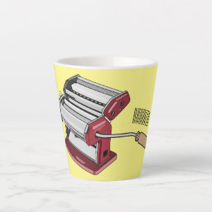 Taza De Café Latte Ilustracion personalizado fabricante de pasta