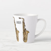 Ilustracion personalizado saxofón