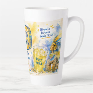 TAZA DE CAFÉ LATTE IMAGEN DE LA BEBIDA DE LOS PERUANOS