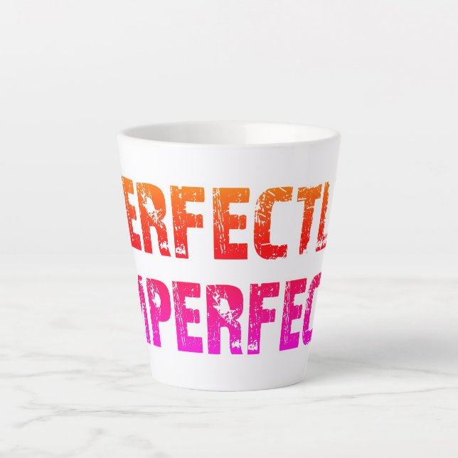 Taza De Café Latte Imperfecto (Anverso)