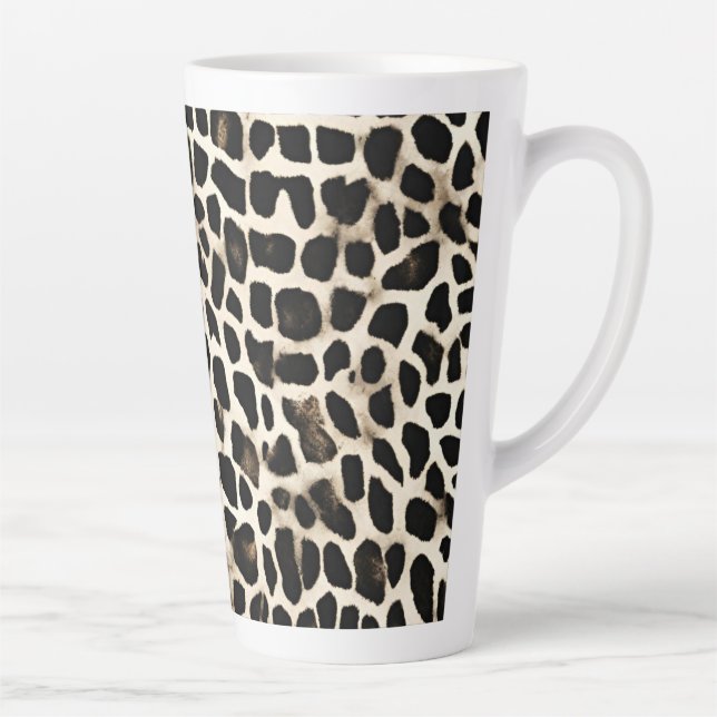 Taza De Café Latte Impresión animal - Latte Mug (Derecha)