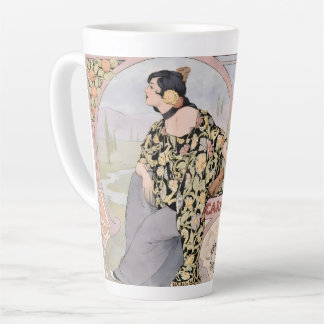 Taza De Café Latte Impresión de Carmen Habanera Art Nouveau – Ópera V