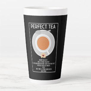 Taza De Café Latte Impresión de Poster de arte de pared de té