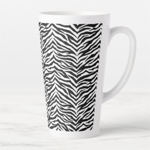 Taza De Café Latte Impresión Latte Mug-Zebra