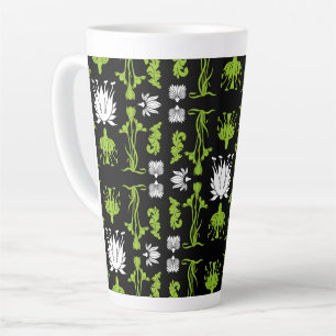 Taza De Café Latte Impresiones de decoración casera de estilo Art Nou
