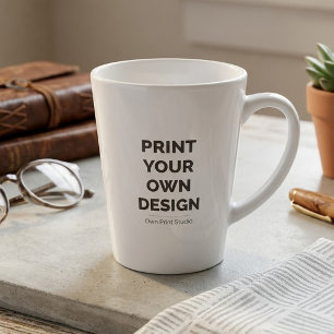 Taza De Café Latte Imprime tu propio diseño Imprimiendo el mío a me
