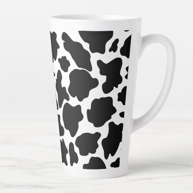 Taza De Café Latte Imprimir vaca (Derecha)