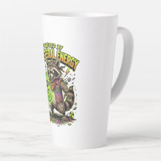 Taza De Café Latte Impulsado por energía puramente salvaje Mapache di