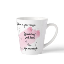 Impulso de positivismo latte rosado