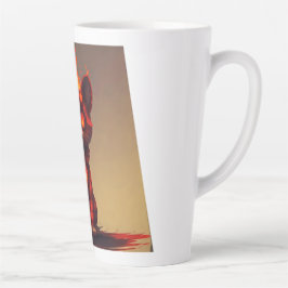 Taza De Café Latte Inferno Kitty