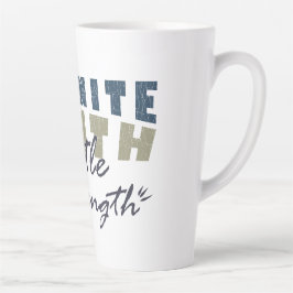 Taza De Café Latte Infinite Truth, Gentle Strength Mugs & Cups