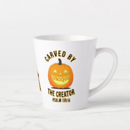 Taza De Café Latte Inicial personalizado tallado por el creador