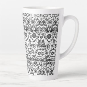 Taza De Café Latte Insectos y bichos