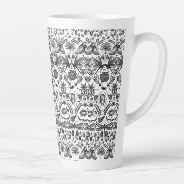 Taza De Café Latte Insectos y bichos (Derecha)