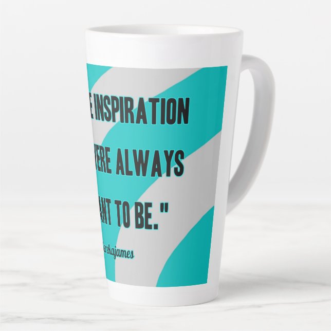 Taza De Café Latte Inspiración Gran Latte Mug (Ángulo derecho)