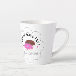 Taza De Café Latte Inspirador Personalizado gracioso Donut