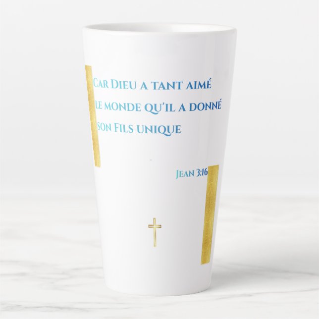 Taza De Café Latte Inspiration Divine —  (Anverso)