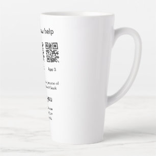 Taza De Café Latte Instrucciones para la recolección de donaciones: a