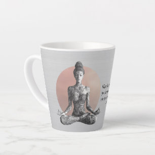 Taza De Café Latte Instructor de Meditación de Yoga Reiki Master Lotu