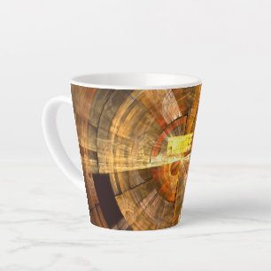 Taza De Café Latte Integridad Resumen de arte
