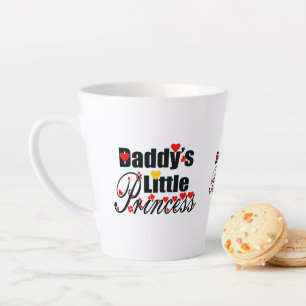 Taza De Café Latte Intento de ✔ papi y su fabulosa princesa Latte Mug