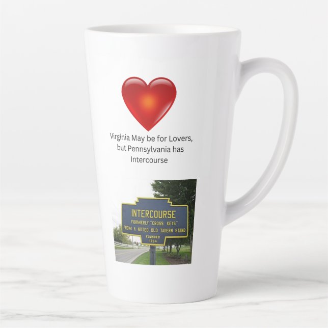 Taza De Café Latte Intercurso (Derecha)