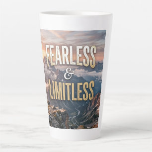 Taza De Café Latte Intrépido e ilimitado