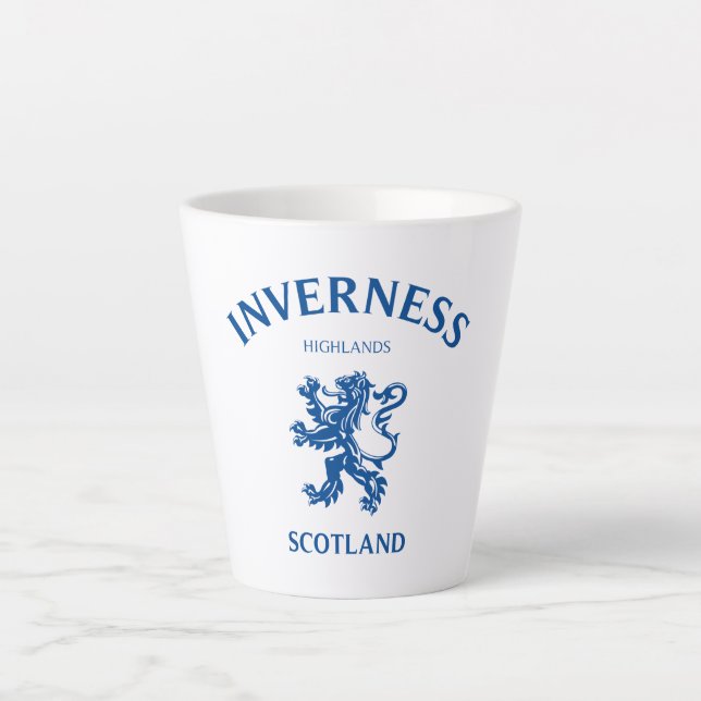 Taza De Café Latte INVERNESS Scotland (Anverso)