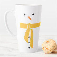 Invierno de snowman amarillo anaranjado