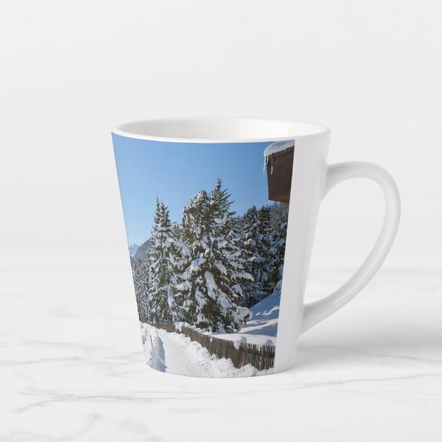 Taza De Café Latte Invierno en St. Moritz (Derecha)