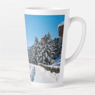 Taza De Café Latte Invierno en St. Moritz