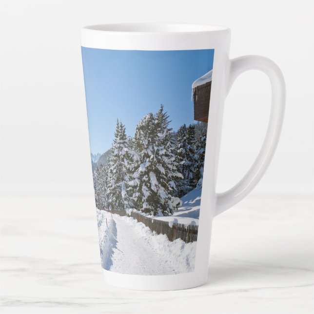 Taza De Café Latte Invierno en St. Moritz (Derecha)