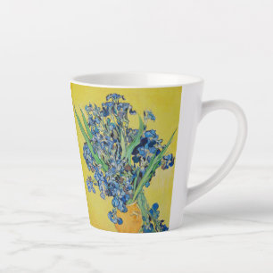 Taza De Café Latte Irises Vincent van Gogh