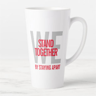 Taza De Café Latte Irónicamente, nos unimos para permanecer separados