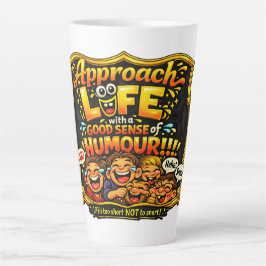 Taza De Café Latte Irradiar alegría