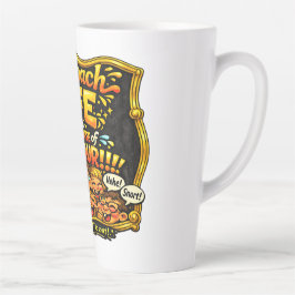 Taza De Café Latte Irradiar alegría