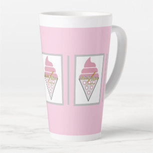 Taza De Café Latte Irresistible helado latte Mug de Adiela Akoo