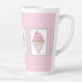 Taza De Café Latte Irresistible helado latte Mug de Adiela Akoo