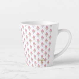 Taza De Café Latte Irresistible helado latte Mug de Adiela Akoo
