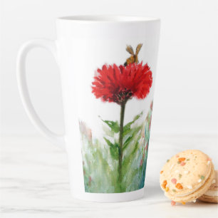 Taza De Café Latte "Irresistible". Mano zurda, grande, latte.