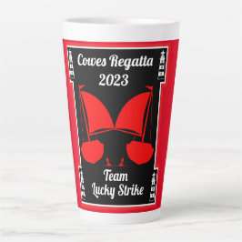 Taza De Café Latte Isla Cowes de Wight Yacht Regatta